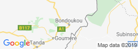 Bondoukou map